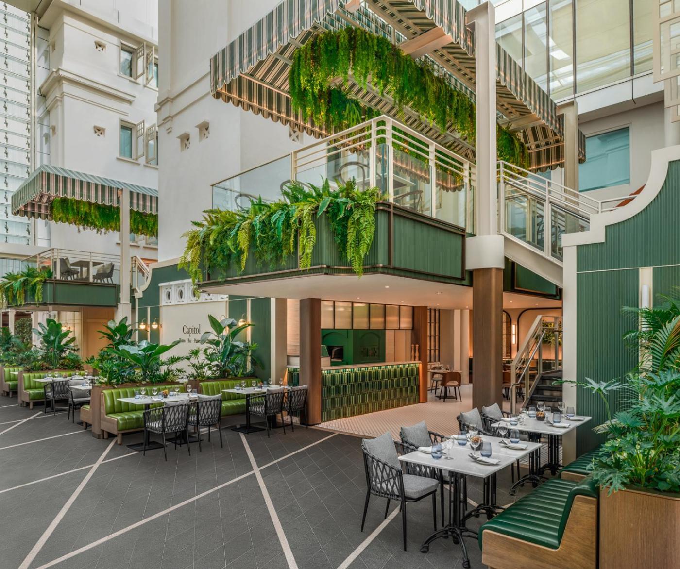 เดอะ แคปิตอล เคมปินสกี โฮเต็ล สิงคโปร์ Hotel ภายนอก รูปภาพ The Garden Grille